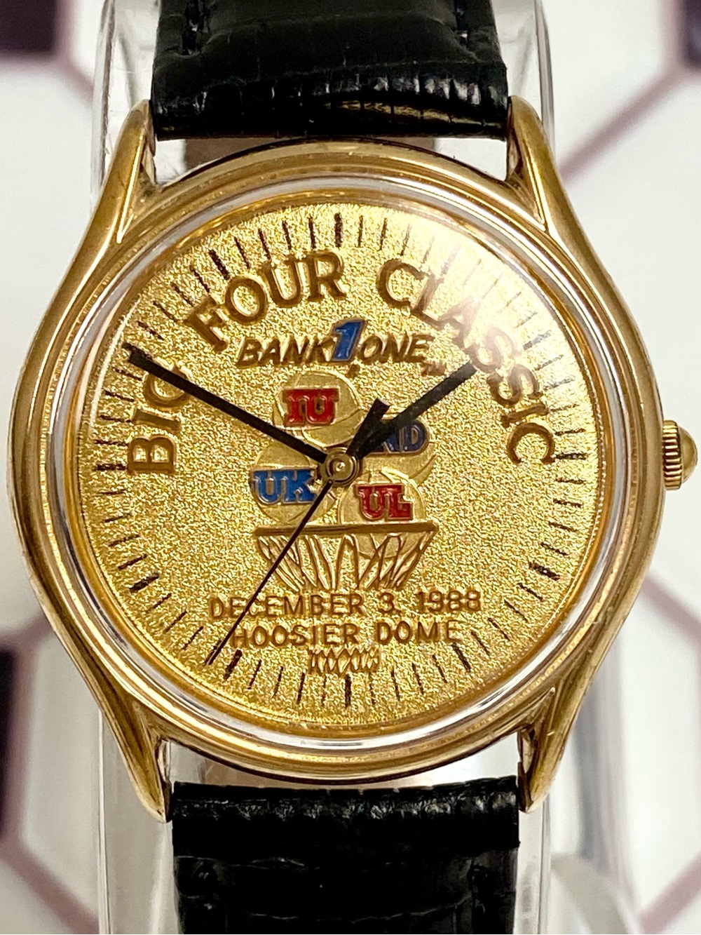 Vintage 1988 Josten's Swiss NCAA Big Four Classic Basketball Watch Notre Dame